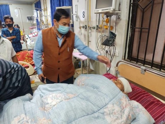 Minister N.C. Debbarma Hospitalized Minister N.C. Debbarma Hospitalized